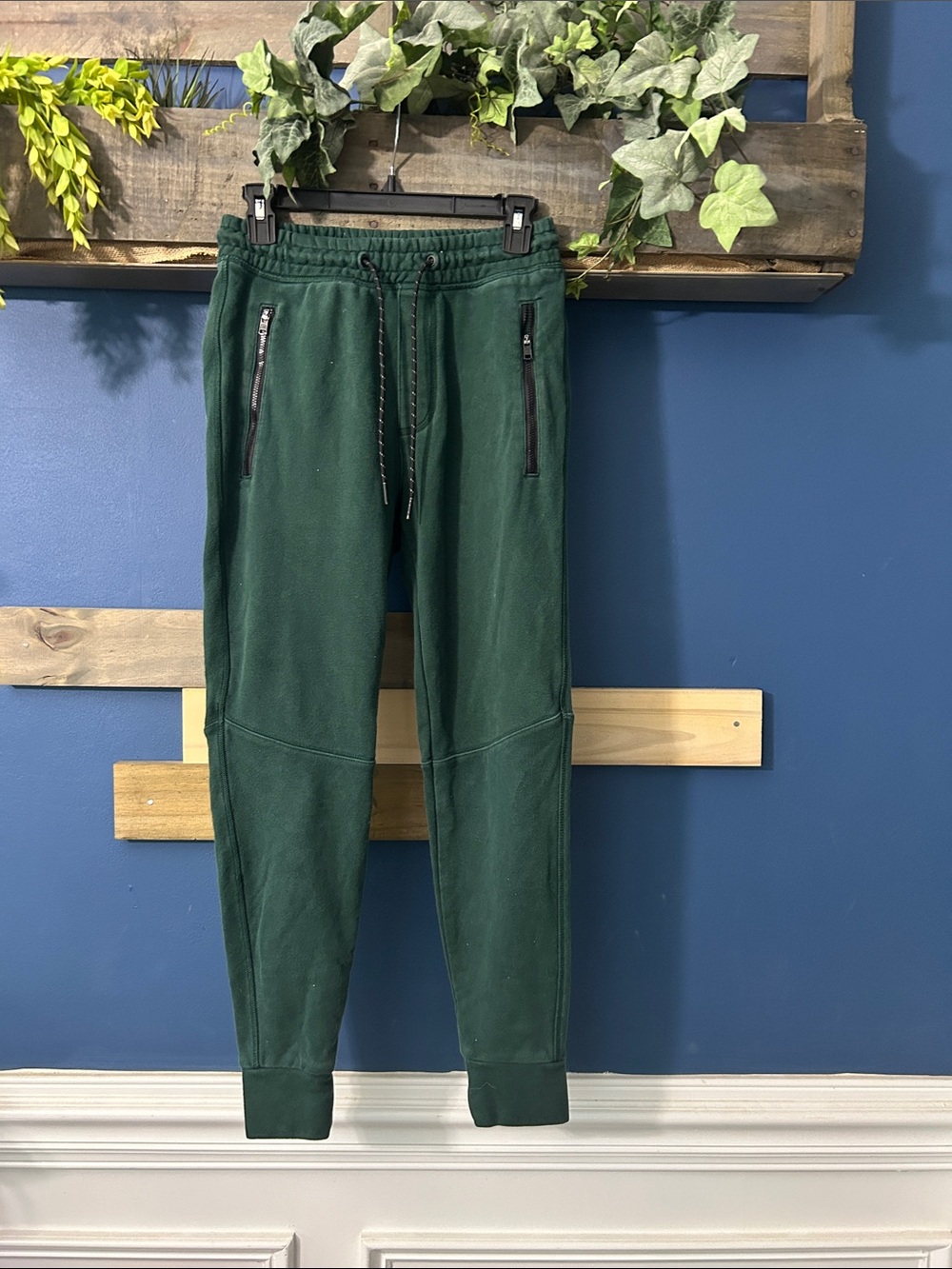 American Eagle Outfitters Dark Green Men's Jogger Pants XS EUC